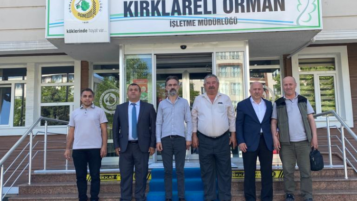 KIRKLARELİ ORMAN İŞLETME MÜDÜRLÜĞÜNE ZİYARET