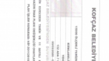 KIRKLARELİ İLİ KOFÇAZ İLÇESİ YENİ MAH. 132 ADA 7 PARSELE AİT 1/1000 ÖLÇEKLİ UYGULAMA İMAR PLANI ve 1/5000 ÖLÇEKLİ NAZIM İMAR PLANI