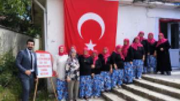 Elmacık Halk Eğitim Dikiş Kursu Yıl Sonu Sergisi